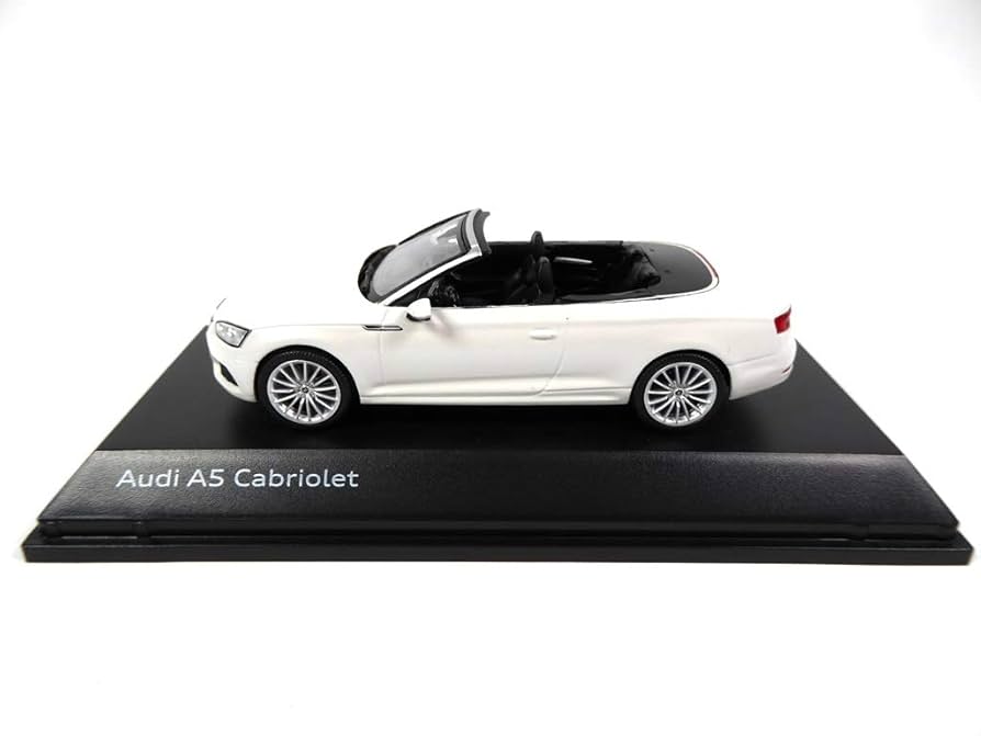 Audi A5 Cabriolet ホワイト ミニカー Audi A5 Cabriolet 1:43 Spark White - Etsy